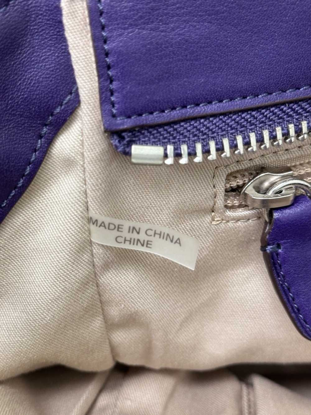 Vintage Coach Legacy Purple Leather and Zebra Printed Canvas Candace Carryall - Picture 16 of 16